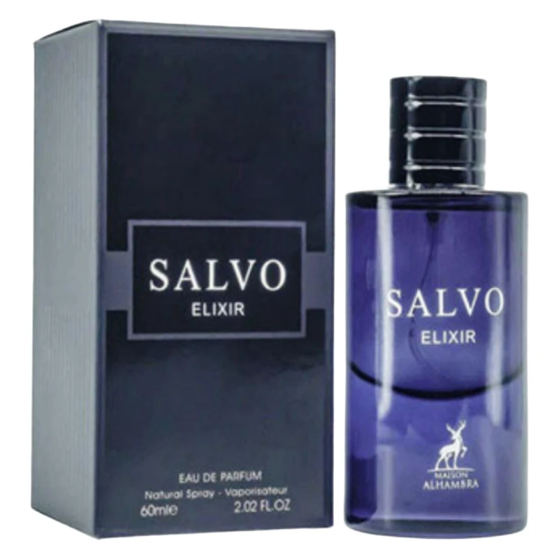 ادو پرفیوم مردانه الحمبرا مدل SALVO ELIXIR حجم 100 میلی لیتر