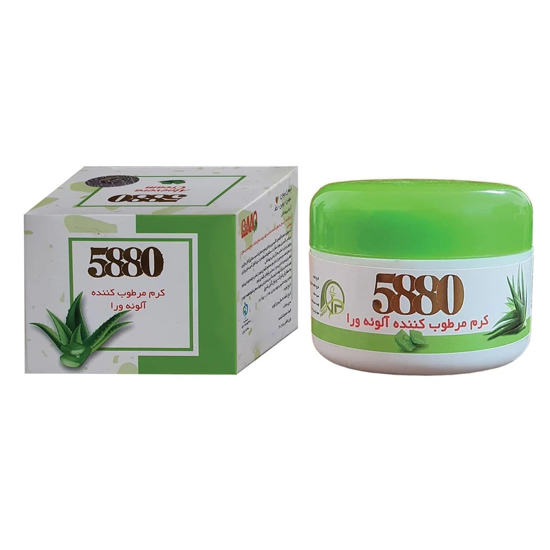 کرم مرطوب کننده 5880 مدل آلوئه ورا وزن 40 گرم