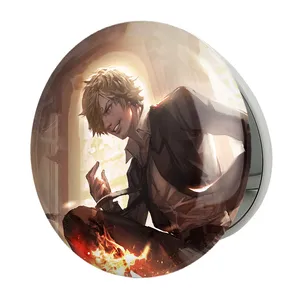 آینه جیبی خندالو طرح سانجی انیمه وان پیس One Piece مدل تاشو کد 17232 