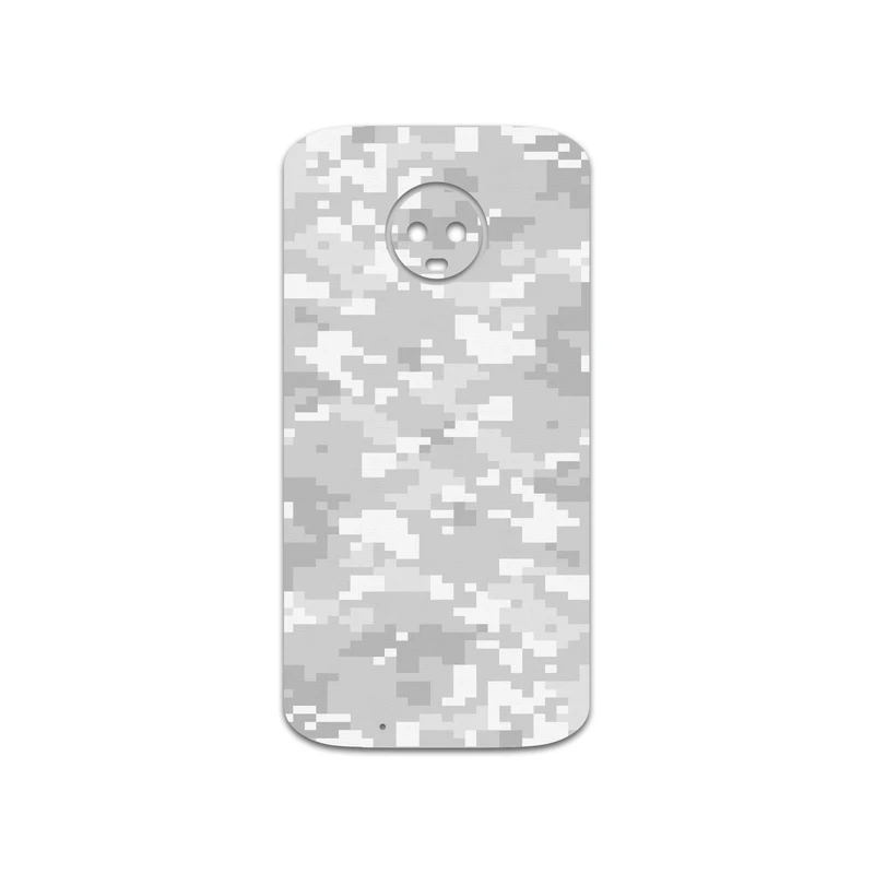 برچسب پوششی ماهوت مدل Army-Snow-Pixel مناسب برای گوشی موبایل موتورولا Moto G6
