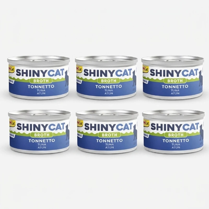کنسرو غذای گربه بالغ جیم کت مدل Cat Food With Tuna in Sauce طعم ماهی وزن 70 گرم بسته 6 عددی