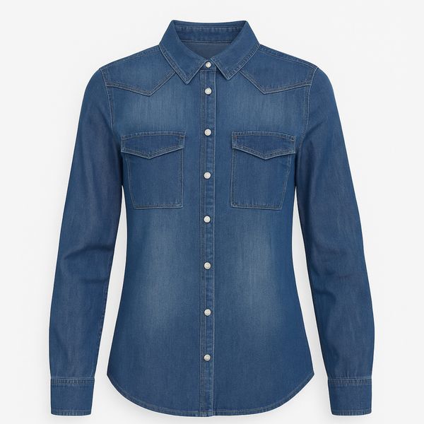 شومیز آستین بلند یقه برگردان زنانه کد 1106