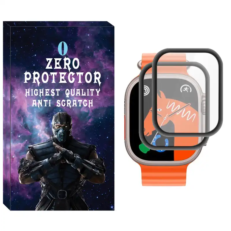 محافظ صفحه نمایش نانو زیرو مدل NZO مناسب برای ساعت هوشمند الترا BML Ultra Max بسته دو عددی