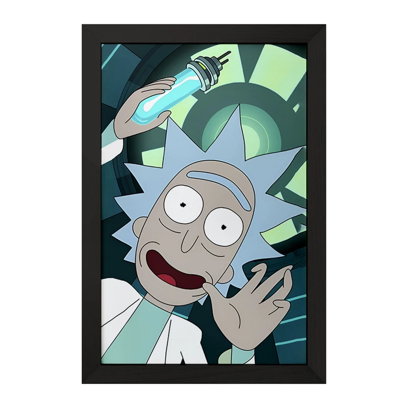 تابلو خندالو مدل ریک و مورتی (Rick and Morty) کد F4010