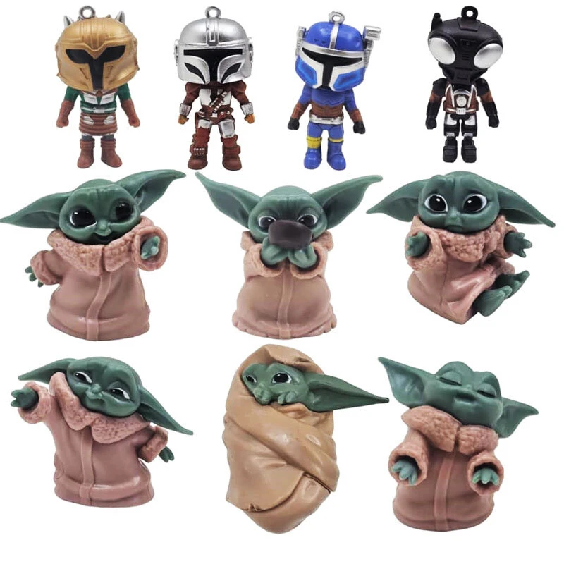 فیگور طرح یودا مدل Starwars 10 ارتفاع 6 سانتی‌متر مجموعه 10 عددی