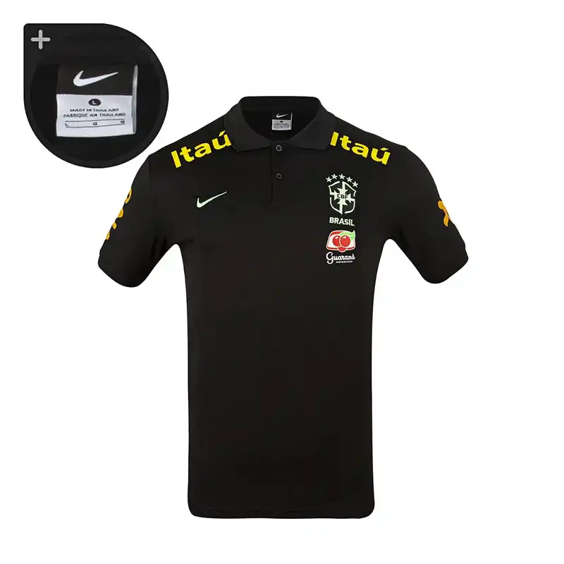 ست پولوشرت و شلوار ورزشی مردانه مدل فوتبال هتلي تيم ملي برزيل NK-8099