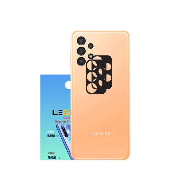 محافظ لنز دوربین فلزی مدل LEGEND مناسب برای گوشی موبایل سامسونگ GALAXY A13 بسته 2 عددی