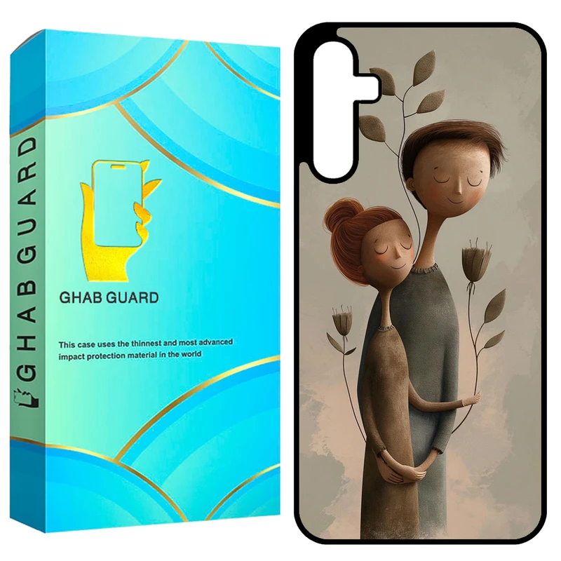 کاور قاب گارد طرح دختر و پسر مدل GCHPA35 مناسب برای گوشی موبایل سامسونگ Galaxy A35 5G