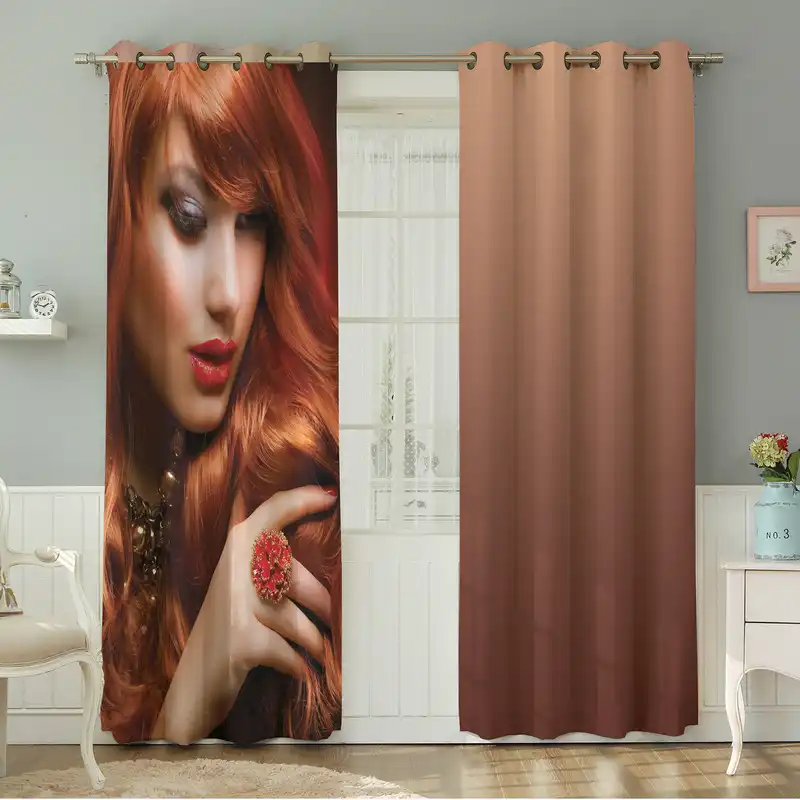 پرده نیروانا طرح مدرن مدل مخمل کد 8069سایز 140×280 سانتی متر