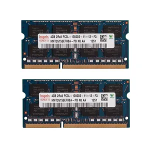 رم لپ تاپ DDR3L دو کاناله 1600 مگاهرتز CL11 هاینیکس ظرفیت ۴ گیگابایت بسته ۲ عددی