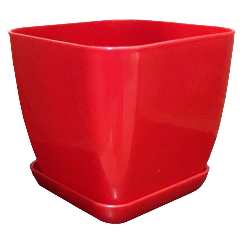 گلدان مدل پلاستیکی مربع کد 112 گلدان مدل پلاستیکی مربع کد 112