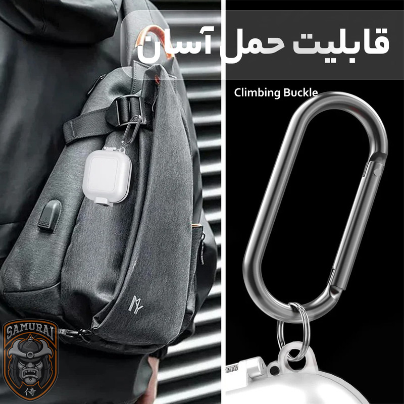 کاور سامورایی مدل Quad-38 مناسب برای کیس هدفون سامسونگ Galaxy Buds Live / Buds Pro / Buds 2 / Buds 2 Pro / Buds FE / Buds Core