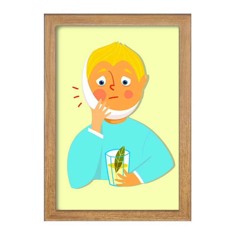 تابلو خندالو مدل دندان و دندانپزشکی کودکانه کد 27768