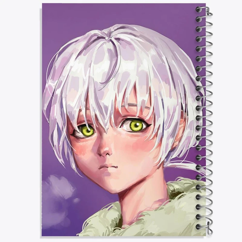 دفتر ژورنال نویسی 50 برگ خندالو مدل نقطه ای طرح فوشی انیمه به تو ای ابدی کد 15695