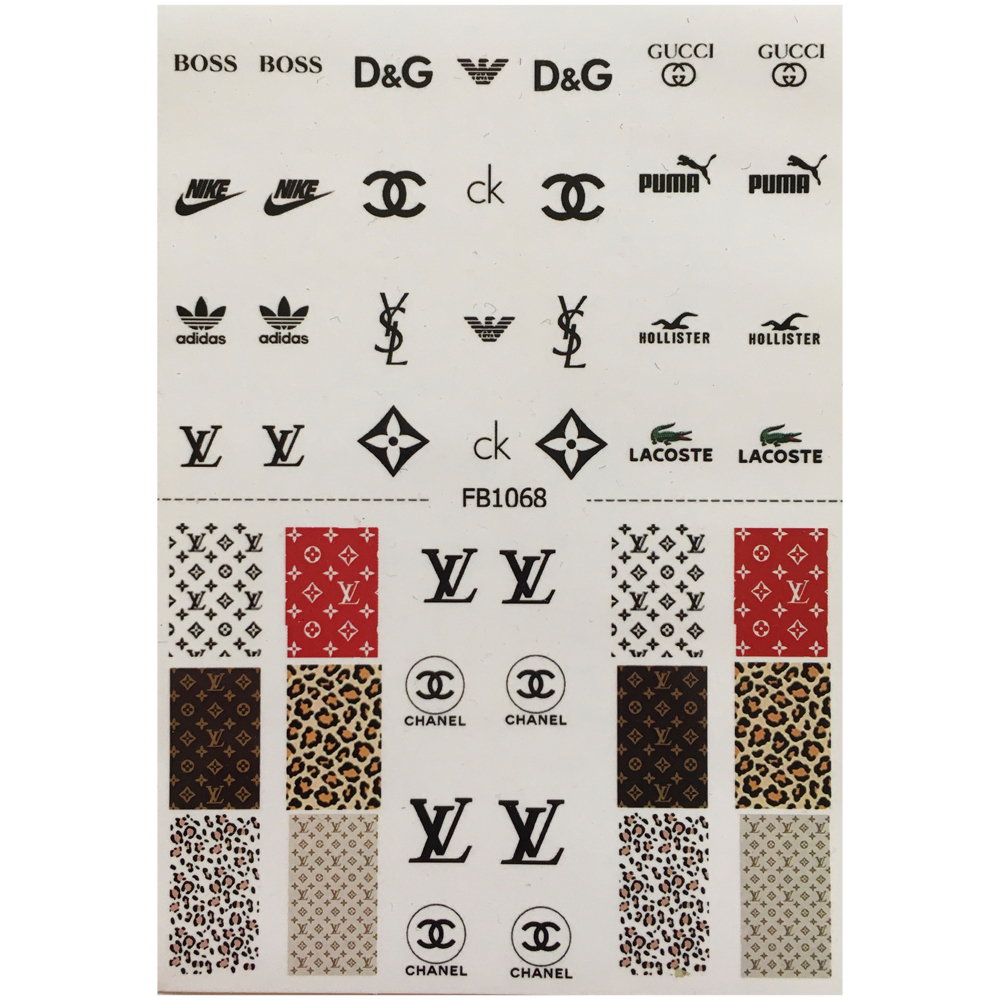 برچسب لنز ناخن مدل 1068