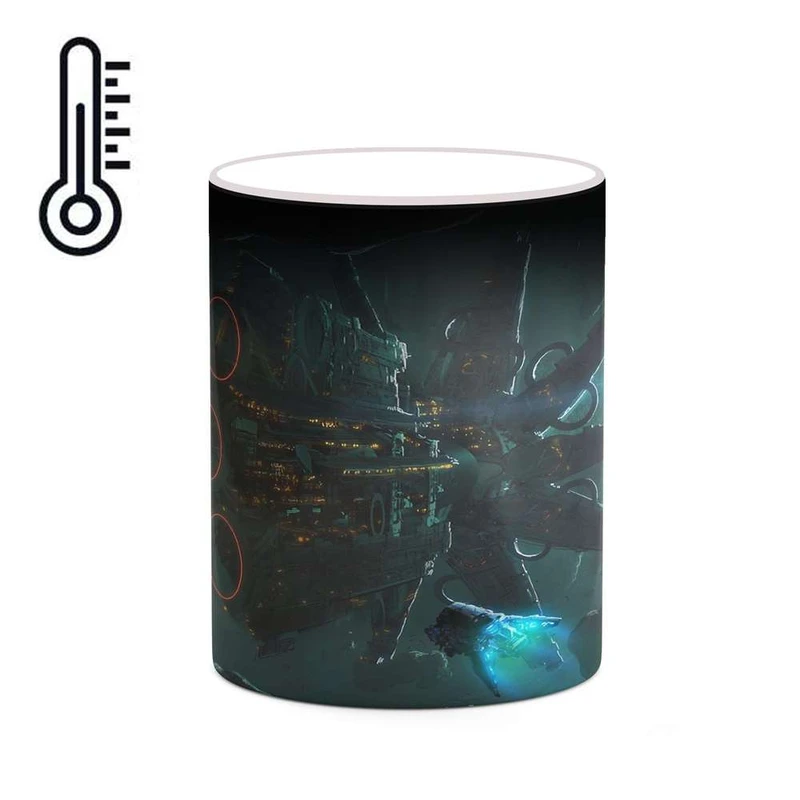 ماگ حرارتی کاکتی مدل فضا و کهکشان کد mgh19904