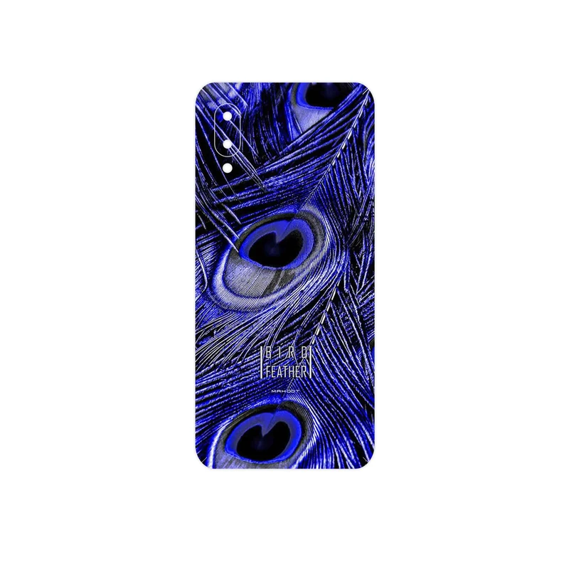برچسب پوششی ماهوت مدل Purple Feather مناسب برای گوشی موبایل سامسونگ Galaxy M02