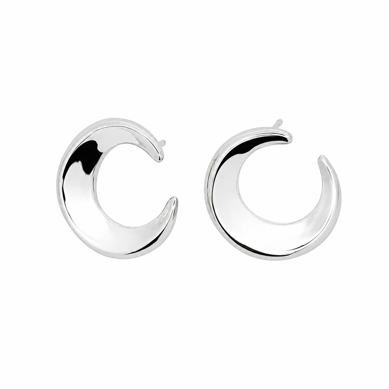 گوشواره میخی نقره زنانه گالری طلا گیسو مدل A-1001
