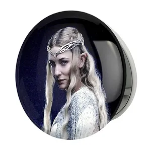 آینه جیبی خندالو طرح آراگون ارباب حلقه ها Lord of the Rings مدل تاشو کد 4765 