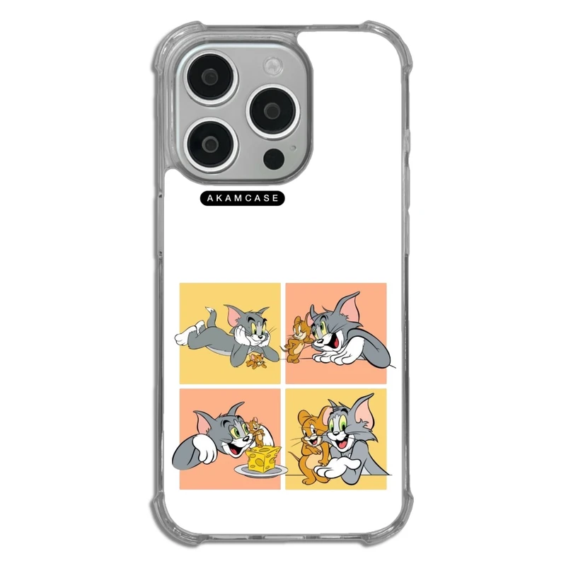 کاور آکام مدل AMC-WTA15PRO-TOM & JERRY8 مناسب برای گوشی موبایل اپل iPhone 15 Pro