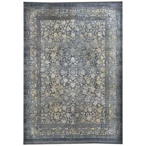 فرش ماشینی فرش ماهساره طرح آرین زمینه نوک مدادی