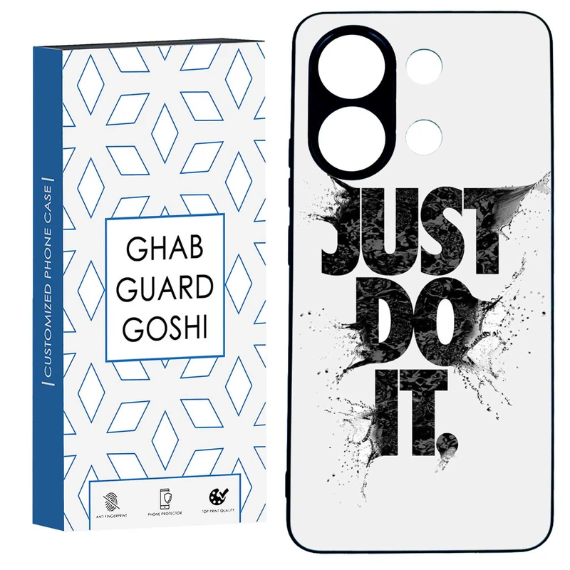 کاور قاب گارد گوشی طرح just do it کد TPU-107 مناسب برای گوشی موبایل شیائومی  REDMI NOTE 13 4G