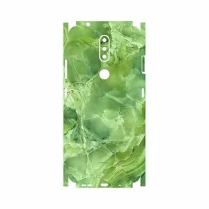 MAHOOT Green-Crystal-Marble-FullSkin Cover Sticker for Nokia 2.4