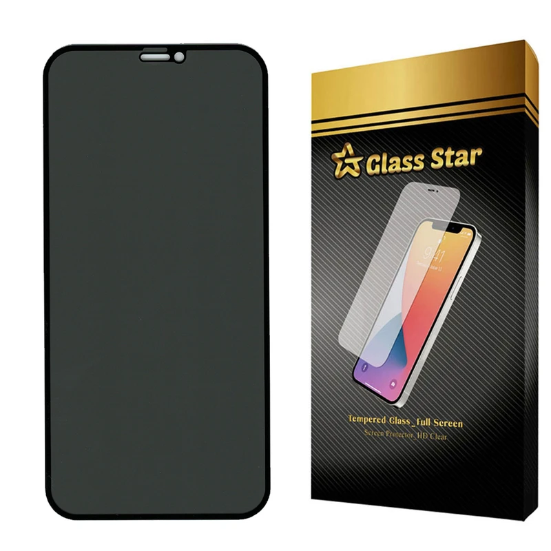 محافظ صفحه نمایش حریم شخصی گلس استار مدل PFGA مناسب برای گوشی موبایل اپل iPhone 12 Pro