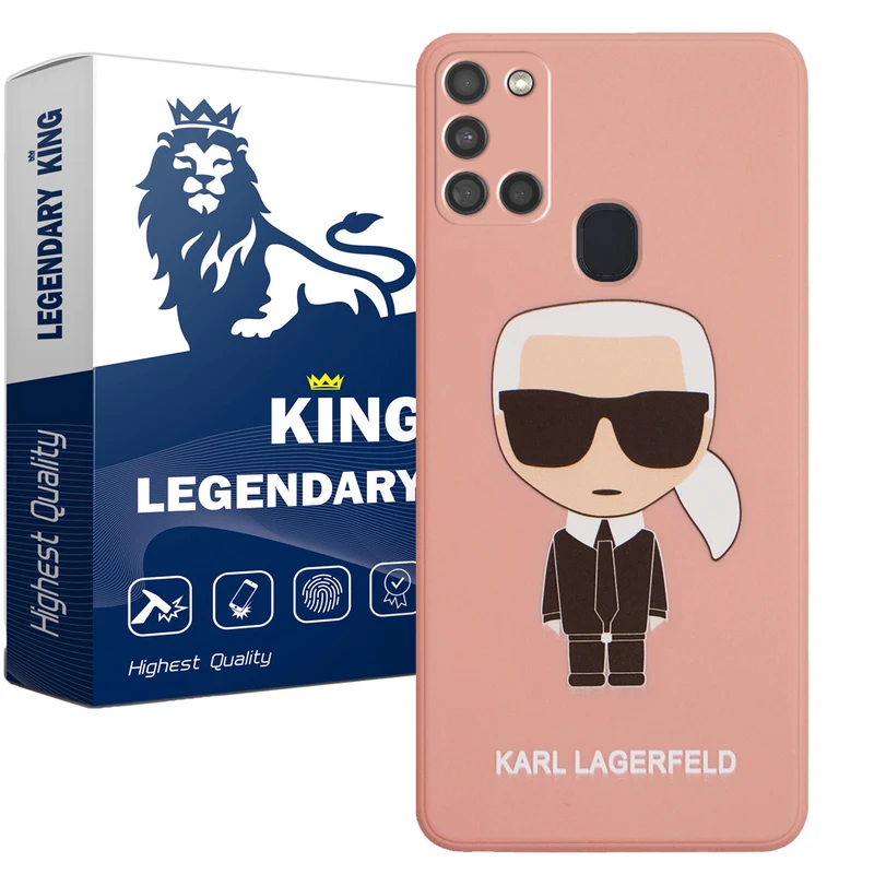 کاور لجندری کینگ  مدل کارل من مناسب برای گوشی موبایل سامسونگ Galaxy A21s