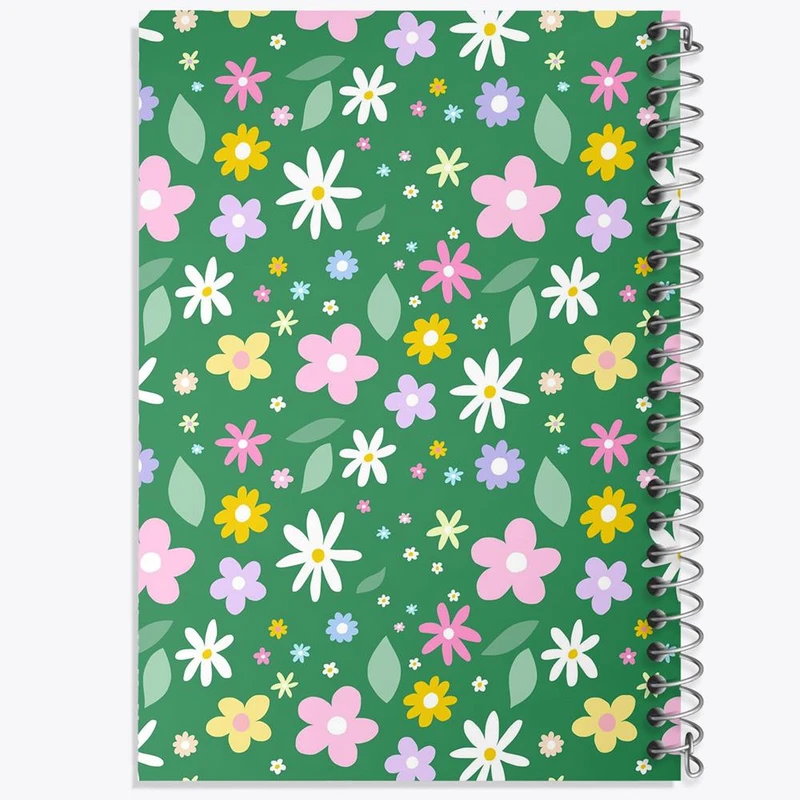 دفتر مشق 50 برگ خندالو مدل گل گلی کد 29072