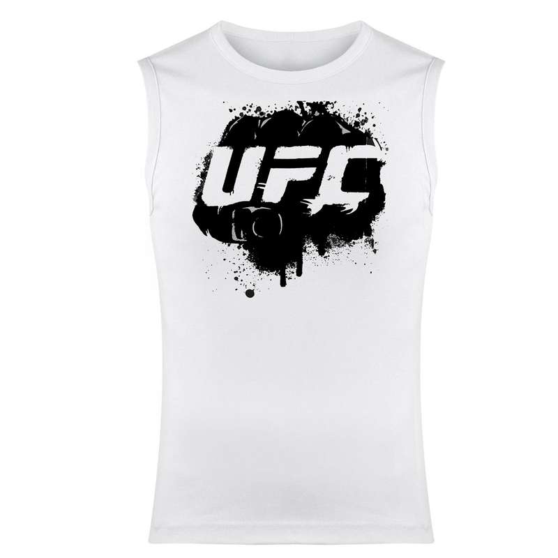 تاپ مردانه مدل UFC کد F67 رنگ سفید