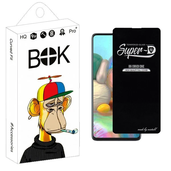 محافظ صفحه نمایش بوک مدل Transparent SuperD مناسب برای گوشی موبایل سامسونگ Galaxy A71 / A73 5G / F62 / M62 / M51 / S10 Lite / Note 10 Lite