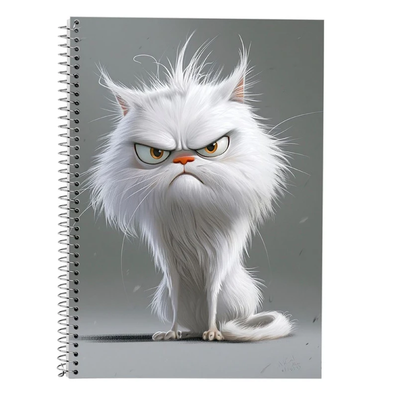 دفتر لغت 50 برگ مدوپد طرح سگ و گربه کد DF17326