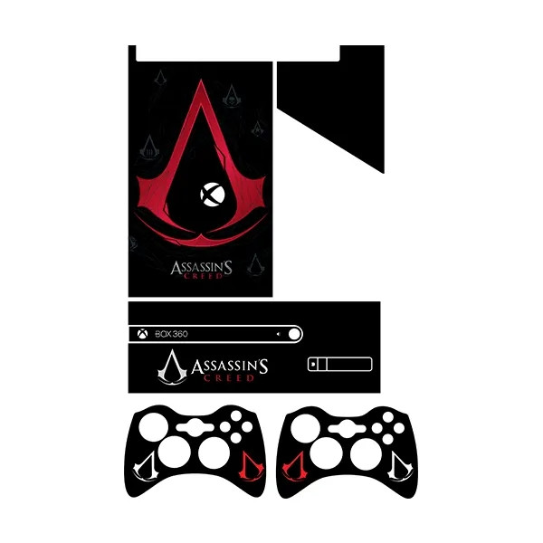برچسب ایکس باکس 360 سوپر اسلیم طرح Assassins Creed کد 2 مجموعه 4 عددی