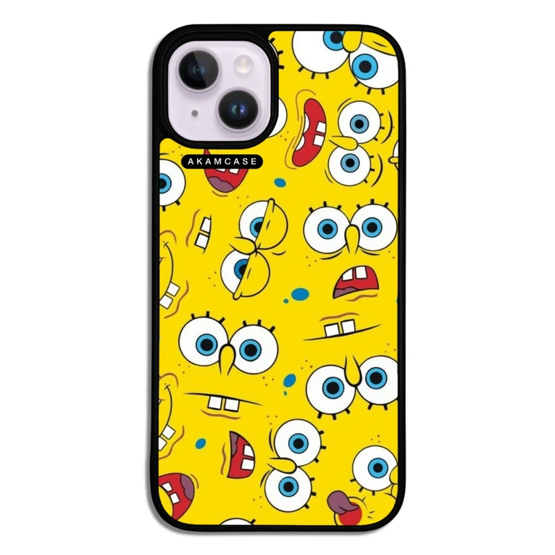 کاور آکام مدل AMC-WA14-SPONGE BOB5 مناسب برای گوشی موبایل اپل iPhone 14