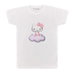 تی شرت بچگانه پرمانه طرح Kitty کد pmt.2398