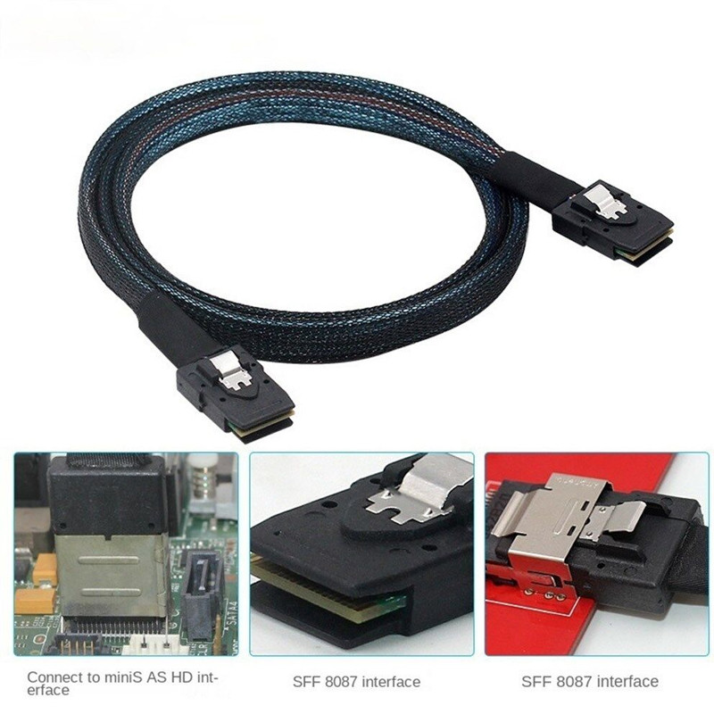 کابل تبدیل Mini SAS SFF-8087 به Mini SAS SFF-8087 اسمارطور مدل SM25