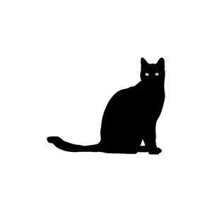 استیکر طرح گربه کد k11500