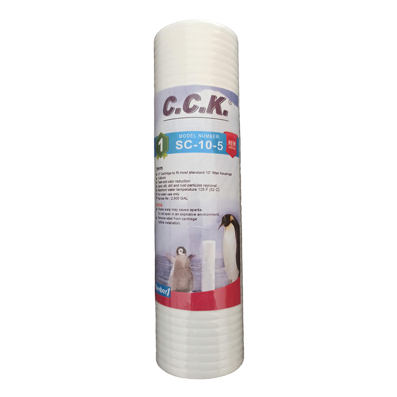 فیلتر دستگاه تصفیه کننده آب سی سی کا مدل pp 5 micron-F03 فیلتر دستگاه تصفیه کننده آب سی سی کا مدل pp 5 micron-F03