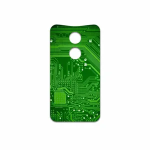 MAHOOT Green Printed Circuit Board Cover Sticker for Motorola Moto X 2014