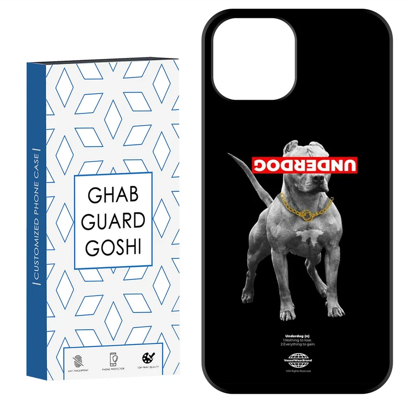 کاور قاب گارد گوشی طرح پیتبول کد Dimo-744 مناسب برای گوشی موبایل اپل  IPHONE 12 / 12 PRO   