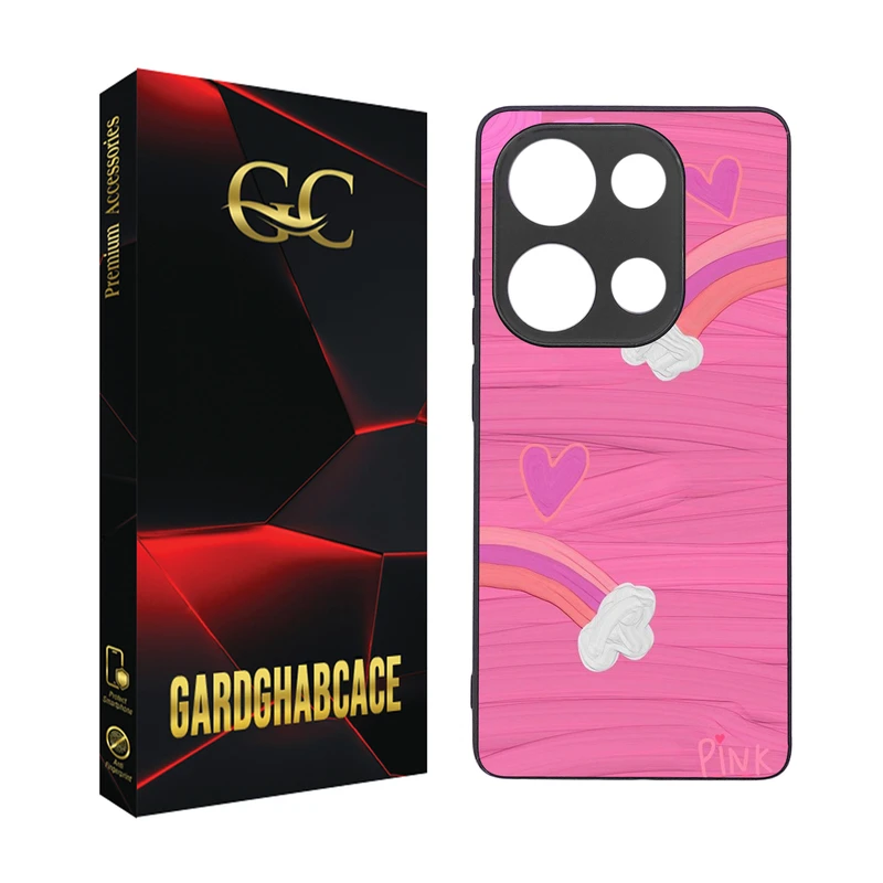 کاور گارد قاب کیس مدل دخترانه T مناسب برای گوشی موبایل  شیائومی  Poco M6 Pro \ Redmi Note 13 Pro 4G