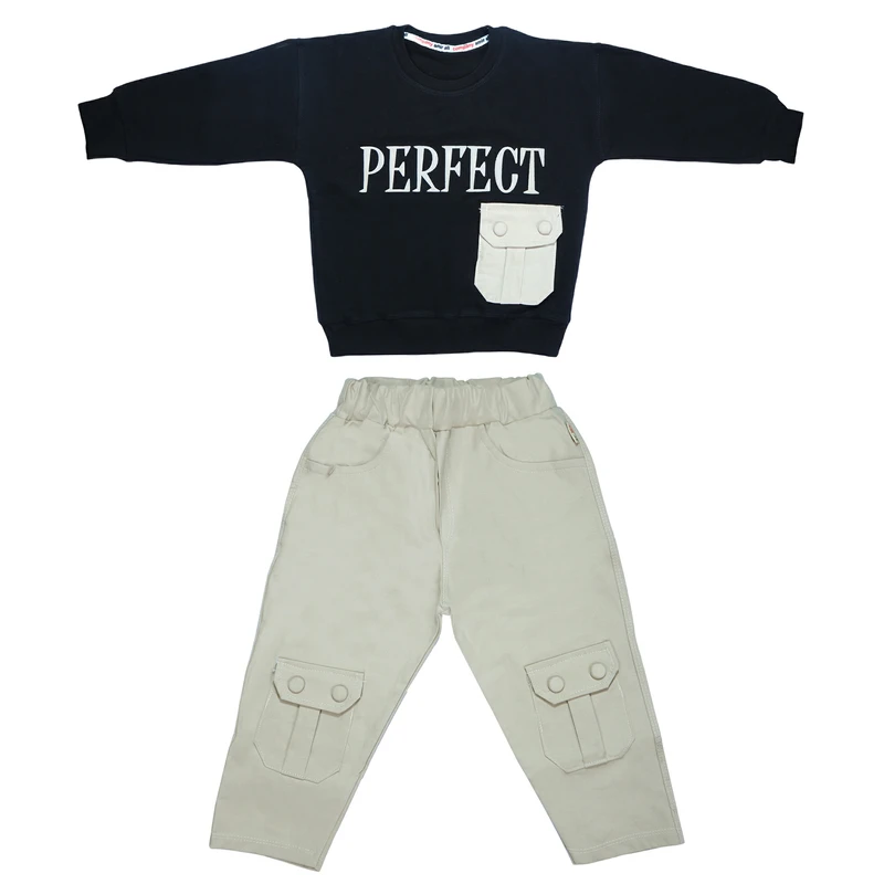 ست سویشرت و شلوار پسرانه مدل Sivan