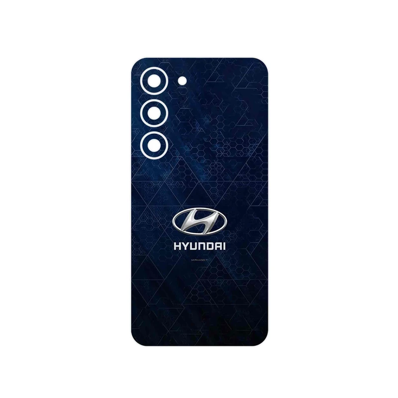 برچسب پوششی ماهوت مدل Hyundai_Logo مناسب برای گوشی موبایل سامسونگ Galaxy S23