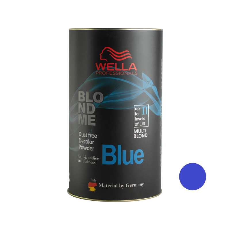 پودر دکلره ولا مدل بلوندمی وزن 600 گرم رنگ آبی