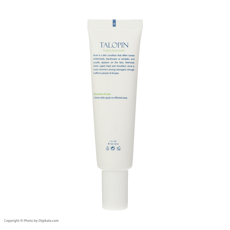 کرم ضد جوش تالوپین مدل Sebum Regulating حجم 30 میلی لیتر