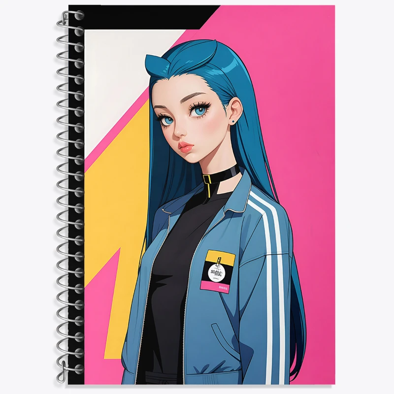 دفتر نت موسیقی 50 برگ خندالو طرح دخترانه کد N4394