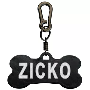 پلاک شناسایی سگ مدل Zicko