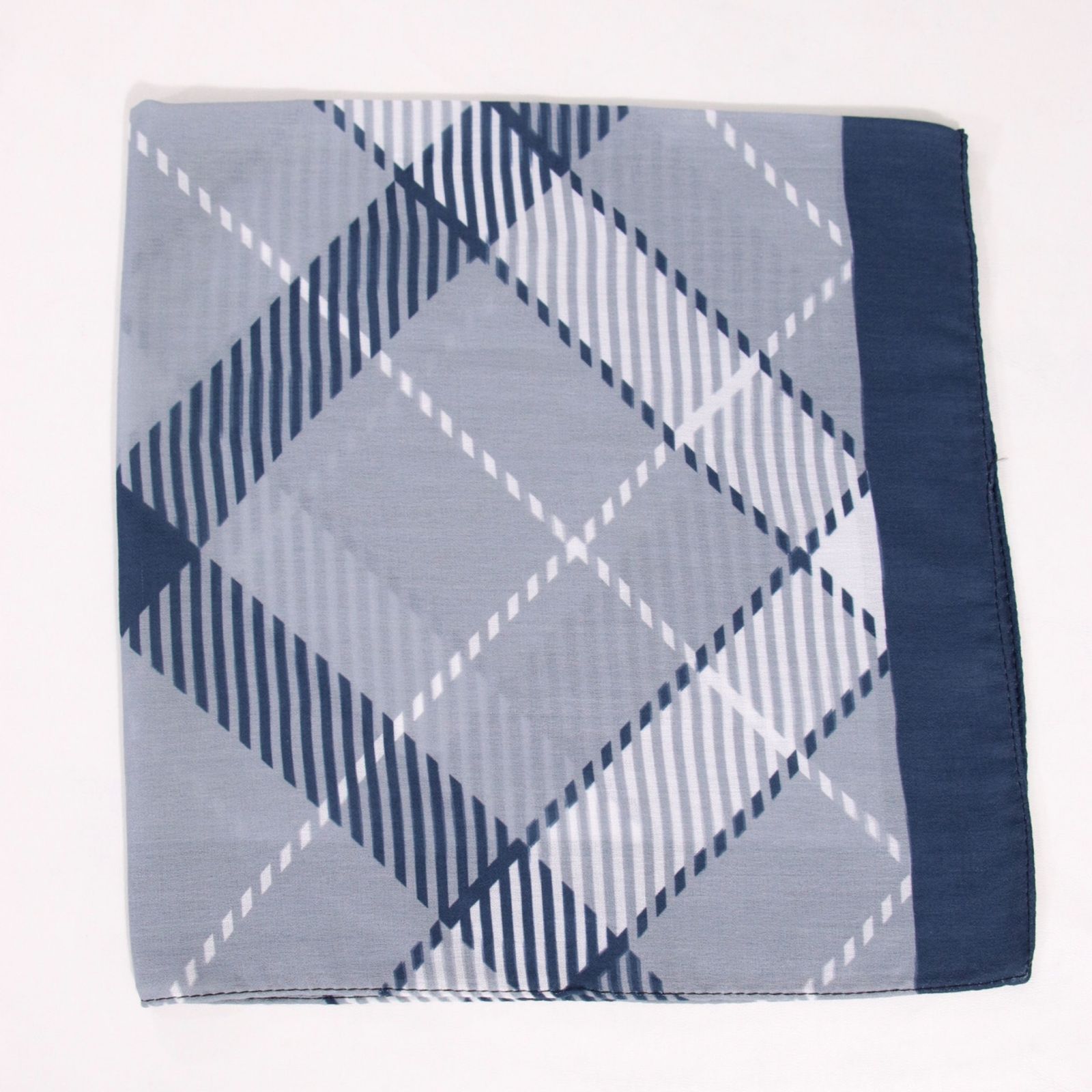 دستمال سر و گردن زنانه مدل مینی طرح چهارخونه جدید پاییزی کد a-2348 -  - 5