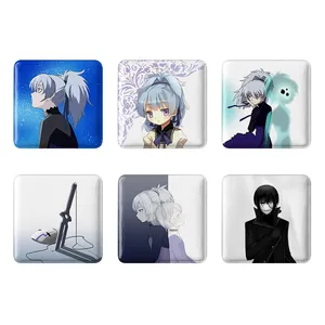 مگنت خندالو طرح انیمه تاریک تر از سیاهی Darker than black کد 1383A مجموعه 6 عددی